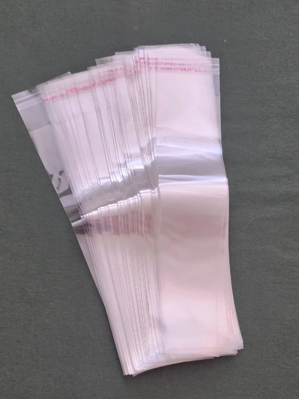 Self Sealing Adhesive Resealable Clear Cellophane Bags Set of 99 New